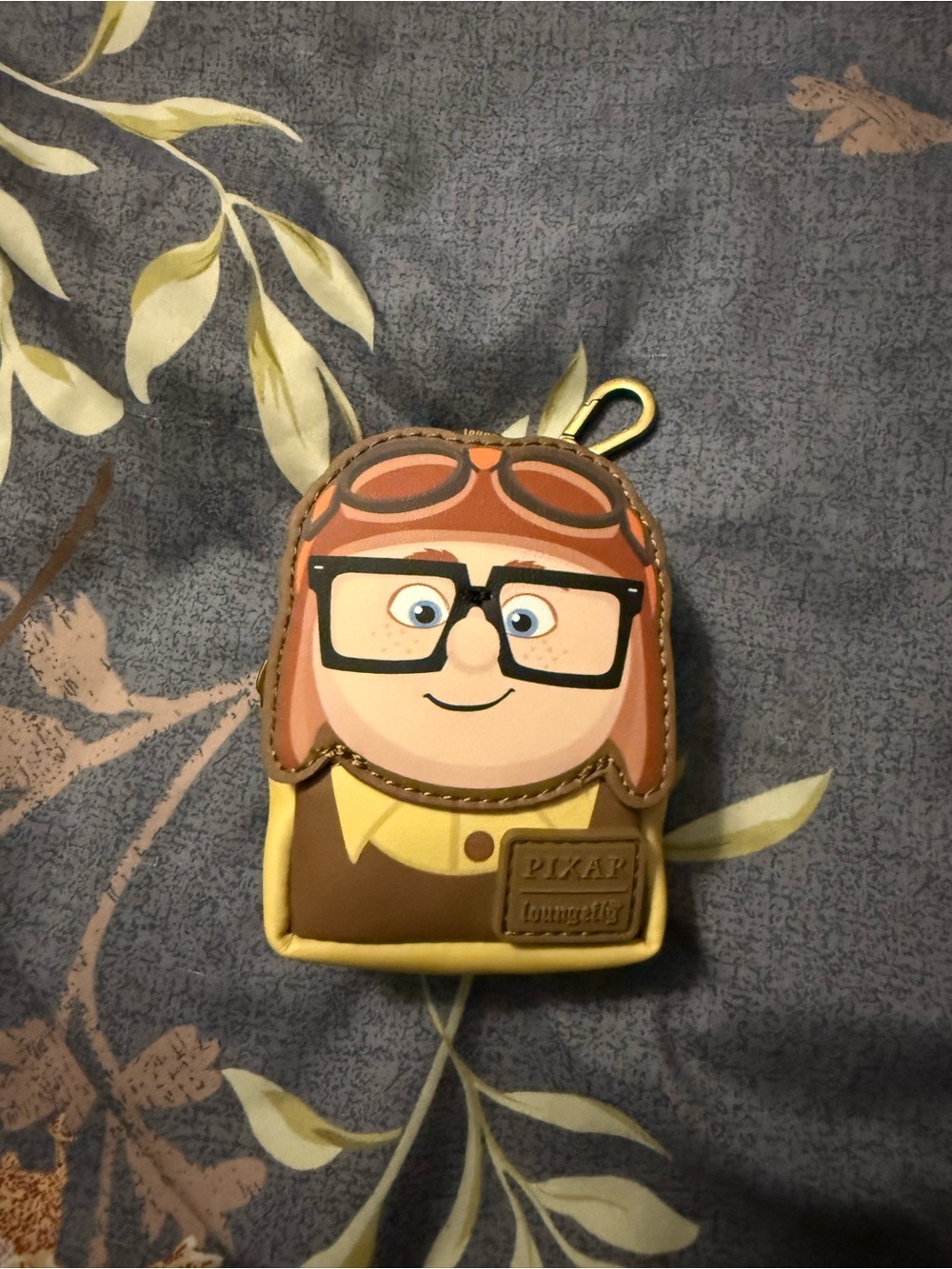 Loungefly Yellow & Brown Ellie Character Keychain Wallet